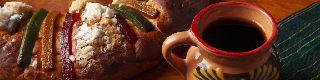 Mexican Rosca de Reyes bread